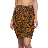 Monarch Wings Women's Pencil Skirt