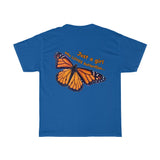 Monarch Butterfly Unisex Heavy Cotton Tee FREE SHIPPING