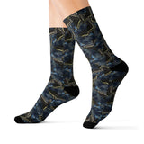 Black Swallowtail Wings Socks