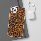 Monarch Butterfly Wings Flexi phone Cases, Iphone, Samsung