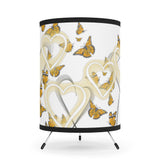 Hearts and Butterflies Tripod lamp