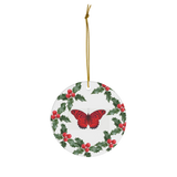 Butterfly Christmas Ornament Set