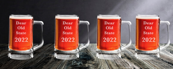 Personalized Beer glass  Set of 4