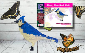 Blue Jay Full Size Micro Block Model