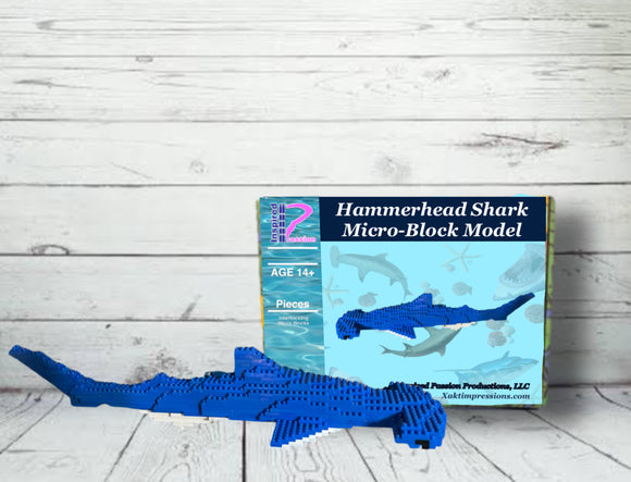 Hammerhead Shark Micro-Block Model