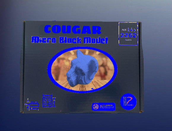 Cougar Head Micro Block Model - Inspired Passion Productions