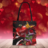 Deep Red Valentine Tote Bag