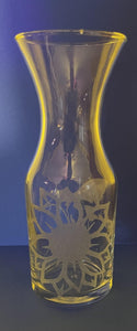 Hand etched Wine Carafe - Inspired Passion Productions