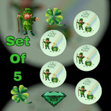 Lucky Irish Pin Buttons