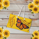 Monarch Butterfly Weekender Bag