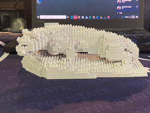 Mini Lion Statue Fully Built Model