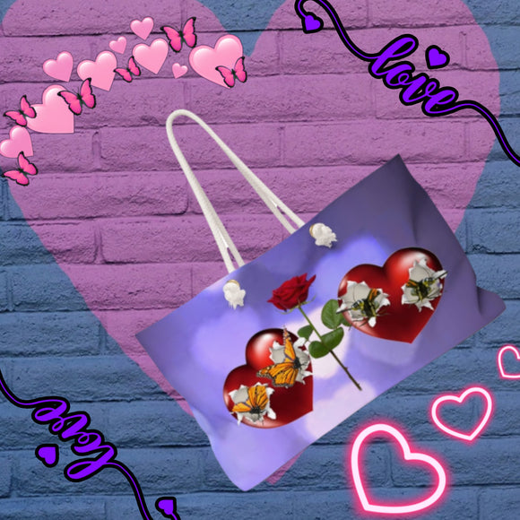 Butterfly Valentine Weekender Bag