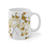 Butterflies and Hearts Mugs