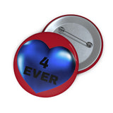 Valentine Hearts Pin-back Buttons