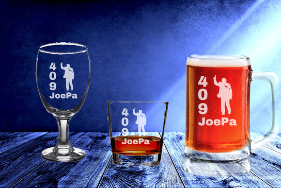 Joe Pa 409 Glassware