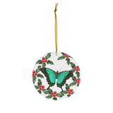 Butterfly Christmas Ornament Set