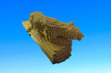 Lions Statue Mini-Morph Micro-Block Brick Model, Designed and Packaged in USA