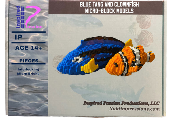Blue Tang and Clownfish 2 Model Mini Morph set