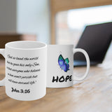 Bible Verse Coffee Mugs II, with Butterflies