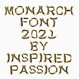 Monarch Caterpillar Font