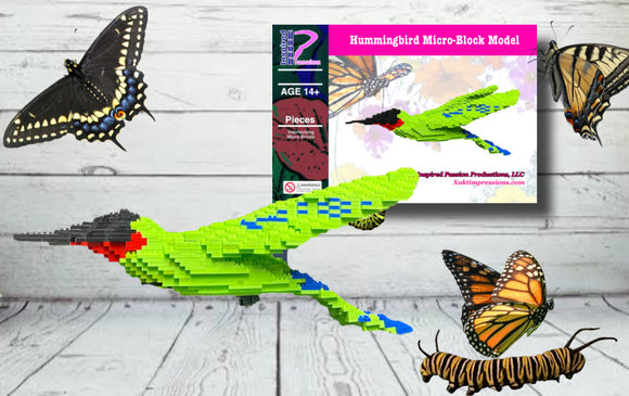 Hummingbird Blocks Hummingbird full size Micro Block Model – Inspired Passion Productions