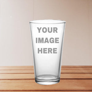 Personalized 16 oz Beer/Bar glass - Inspired Passion Productions