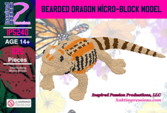 Bearded Dragon Micro-Block model