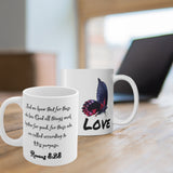 Bible Verse Coffee Mugs, with Butterflies