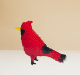 Northern Cardinal Mini Morph Micro Block Model