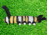 Knitted Soft Monarch Buddy Caterpillar