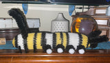 Knitted Soft Monarch Buddy Caterpillar