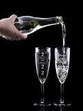 Personalized Champagne Flutes Set of 4