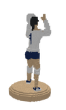 Woman’s Volleyball Player Micro-Block Model