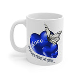 Blue love Mugs