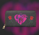 Love Valentine Zipper Wallet