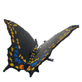 Eastern Black Swallowtail Butterfly micro-block Model, Packaged in USA