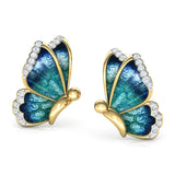 Green Butterfly Earring