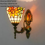 Wall Lamp, Butterfly Stained Glass and Sconce Design