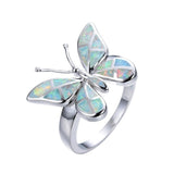 Simple Butterfly Ring, Choose Size and Color