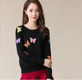 Butterfly Sweater, winter garment,  long sleeve and Butterflies