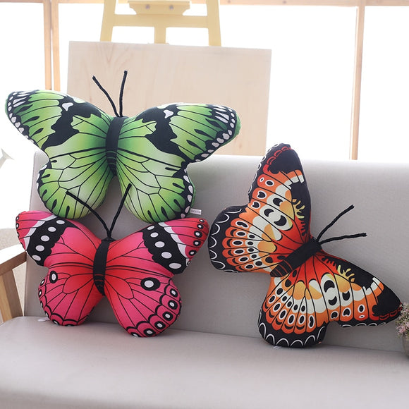 Butterfly shaped throw discount pillows