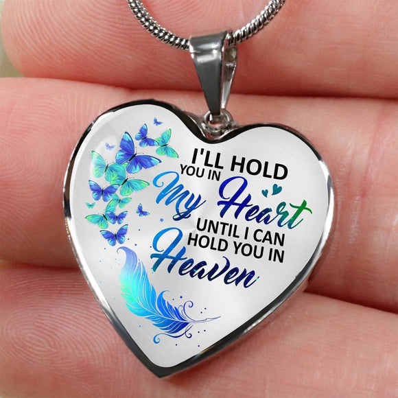 Butterfly Hold you in my Heart Pendant