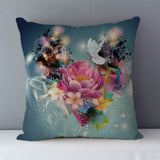 45cm by 45cm Printed Pillow Cases (This is the Case only no stuffing) Rougly 18"x18"