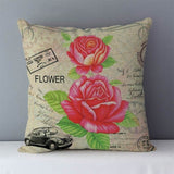 45cm by 45cm Printed Pillow Cases (This is the Case only no stuffing) Rougly 18"x18"