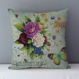 45cm by 45cm Printed Pillow Cases (This is the Case only no stuffing) Rougly 18"x18"