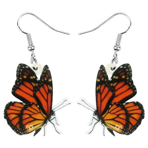 Monarch Butterfly Earrings version 3