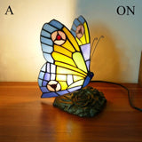 Tiffany Style Butterfly Table Top Light and Fixture