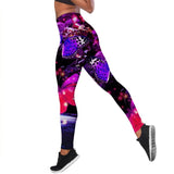 Women Leggings Beautiful Butterfly High Waist